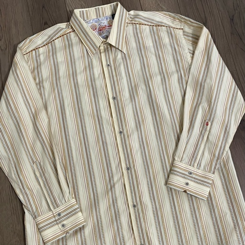 Robert‎ Graham Flip Cuff Long Sleeve Shirt